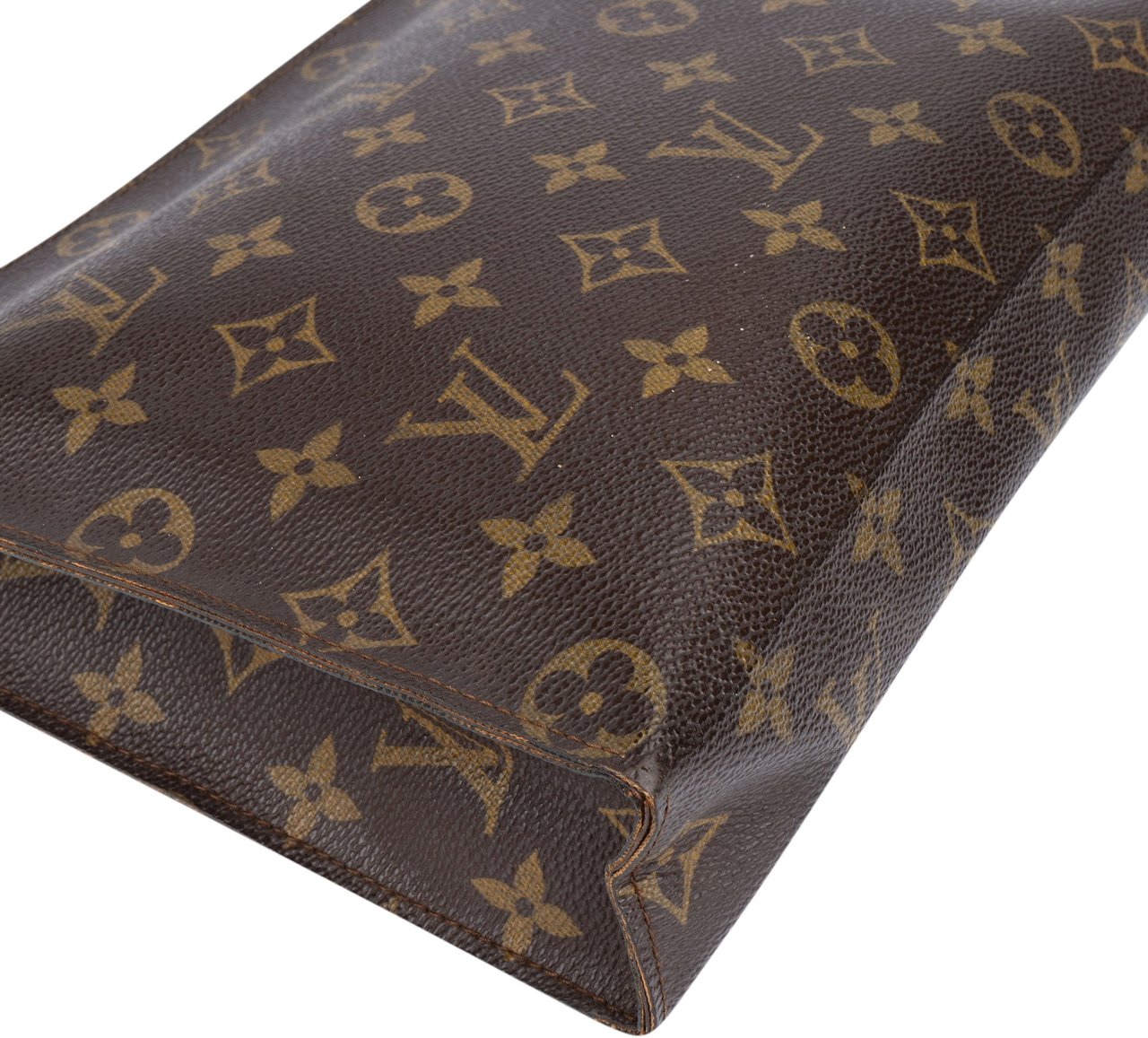 Louis Vuitton Louis Vuitton Canvas Monogram Poche Toilette 25 Clutch Bruin