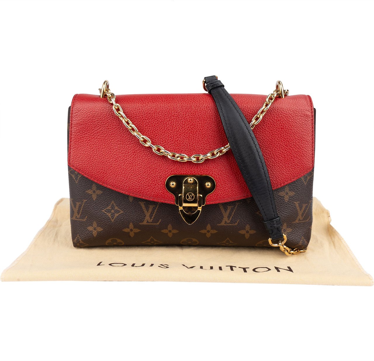 Louis Vuitton Louis Vuitton Canvas Monogram Saint Placide Crossbody Bag Bruin