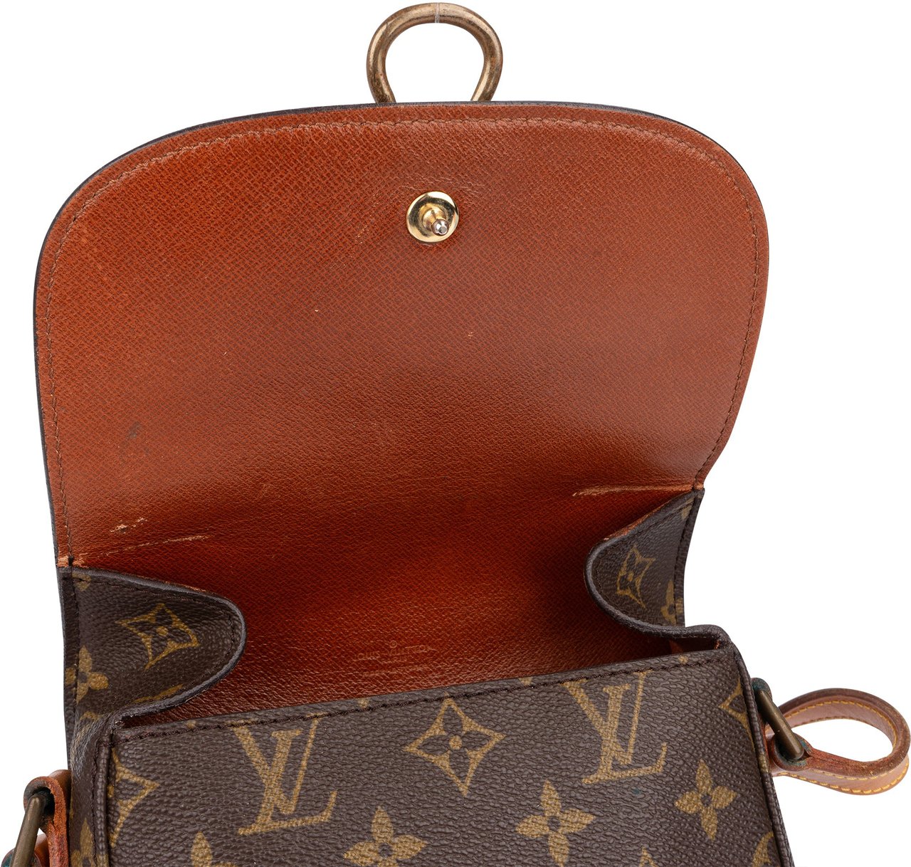 Louis Vuitton Louis Vuitton Canvas Monogram Saint Cloud PM Crossbody Bag Bruin