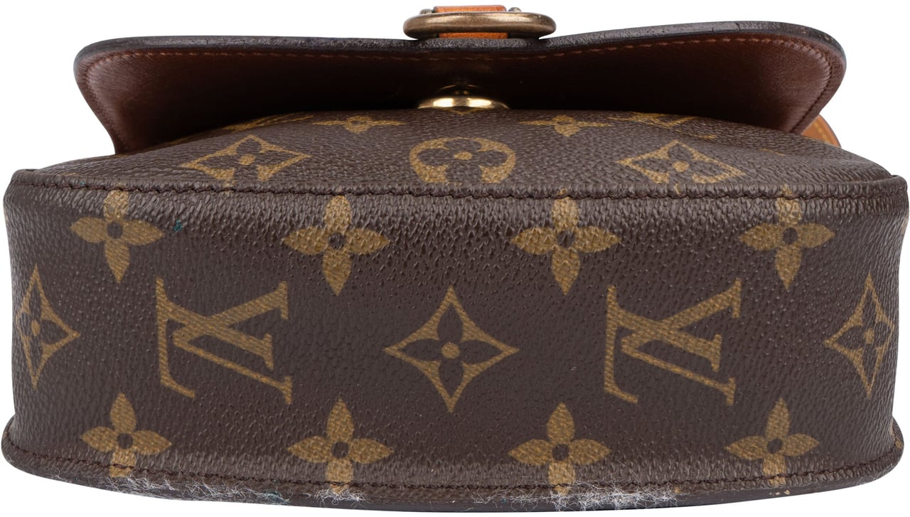 Louis Vuitton Louis Vuitton Canvas Monogram Saint Cloud PM Crossbody Bag Bruin