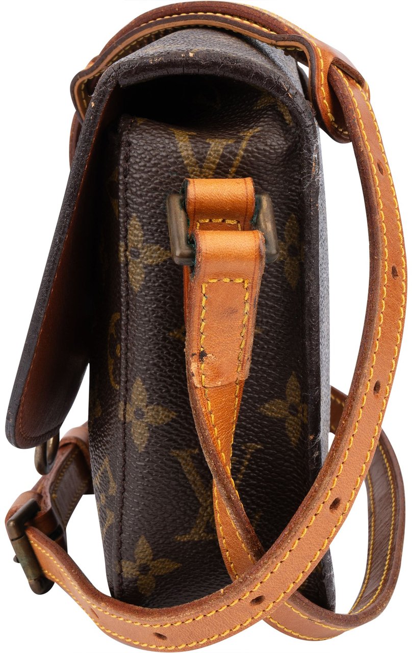 Louis Vuitton Louis Vuitton Canvas Monogram Saint Cloud PM Crossbody Bag Bruin