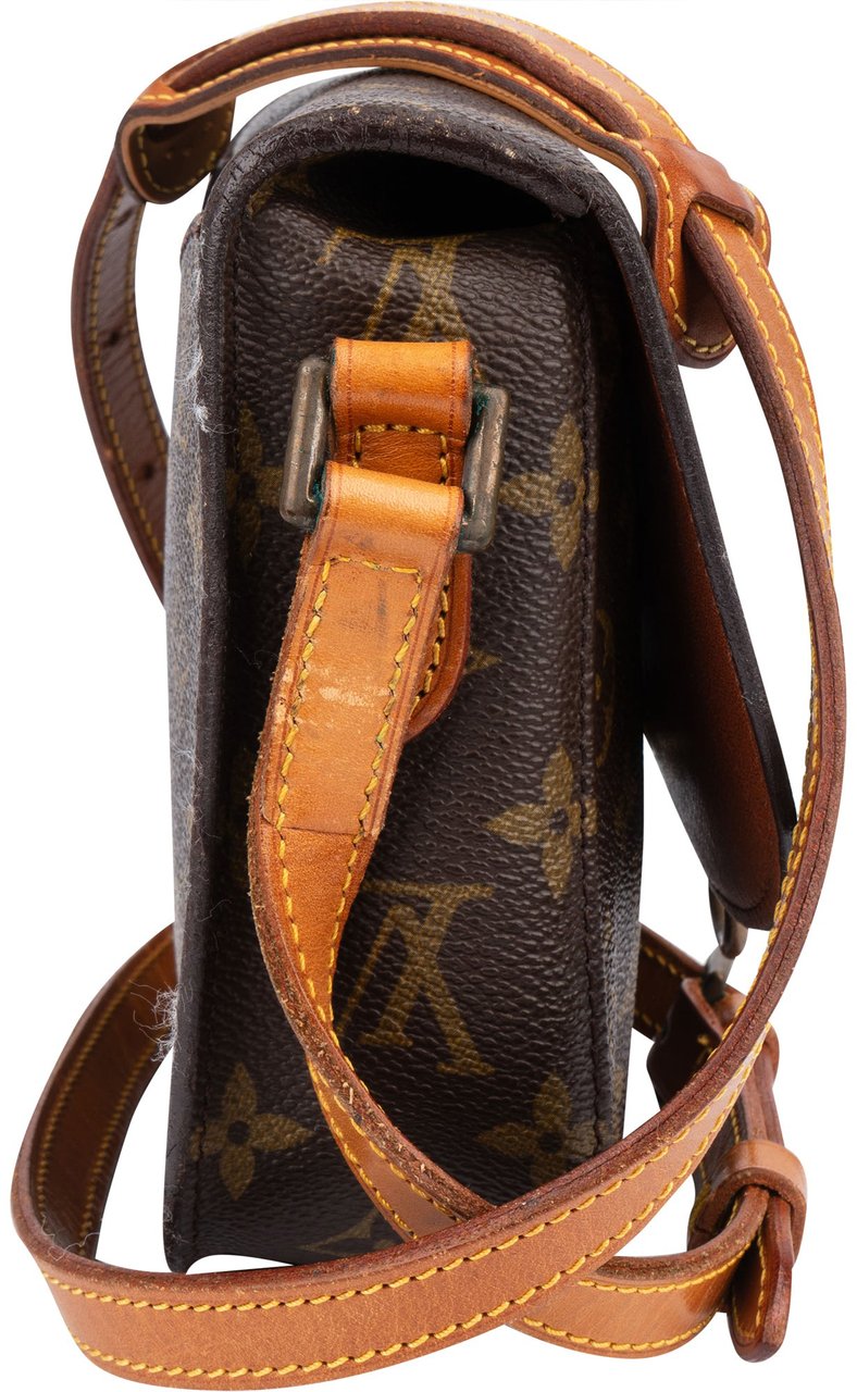 Louis Vuitton Louis Vuitton Canvas Monogram Saint Cloud PM Crossbody Bag Bruin