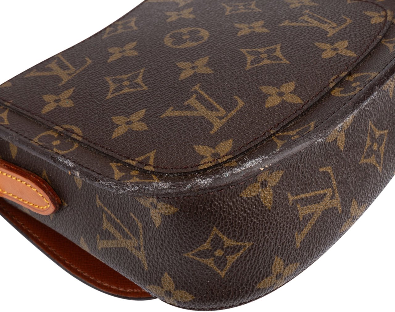 Louis Vuitton Louis Vuitton Canvas Monogram Saint Cloud PM Crossbody Bag Bruin