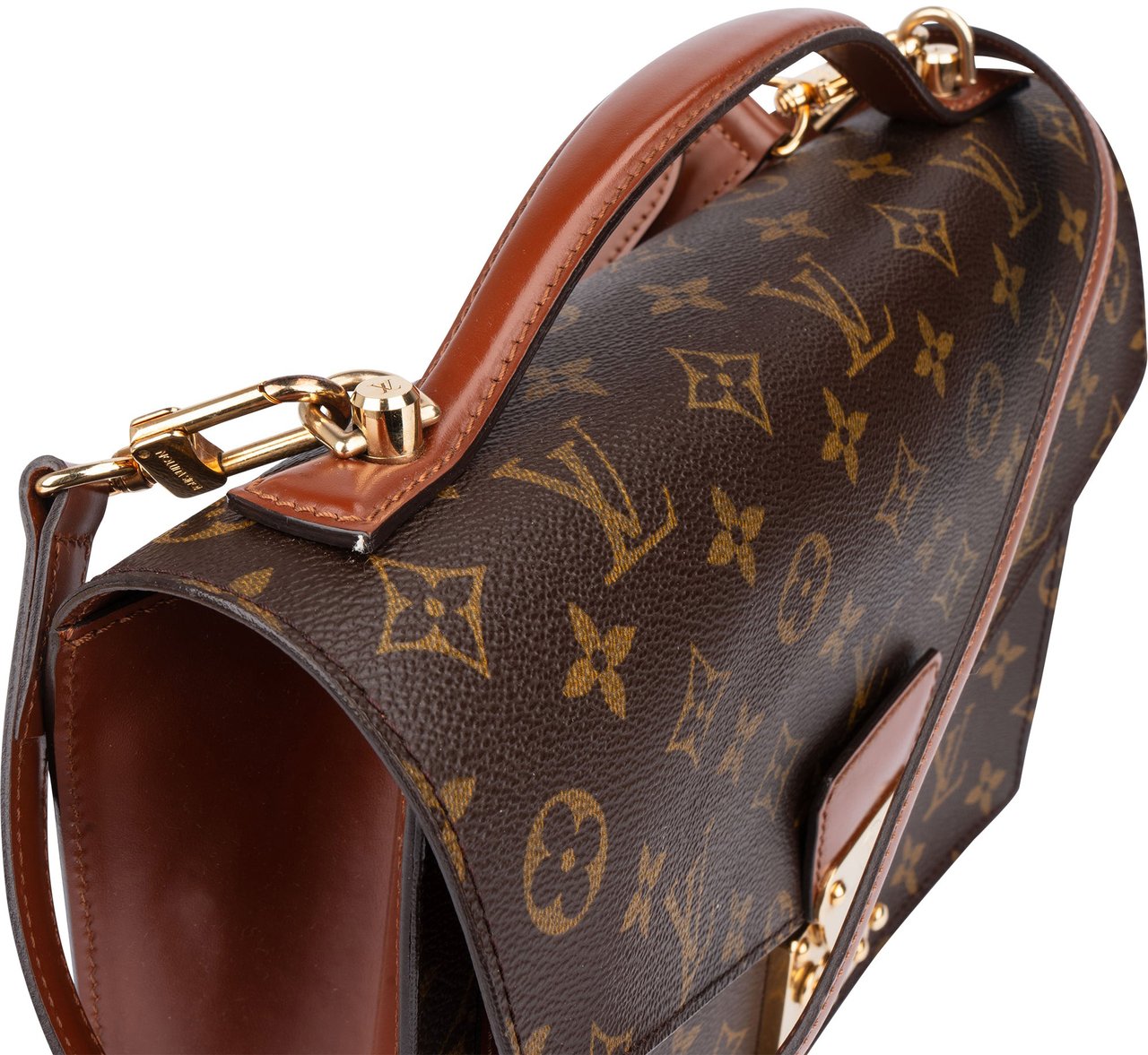 Louis Vuitton Louis Vuitton Canvas Monogram Monceau Handbag Bruin
