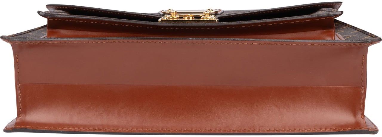 Louis Vuitton Louis Vuitton Canvas Monogram Monceau Handbag Bruin