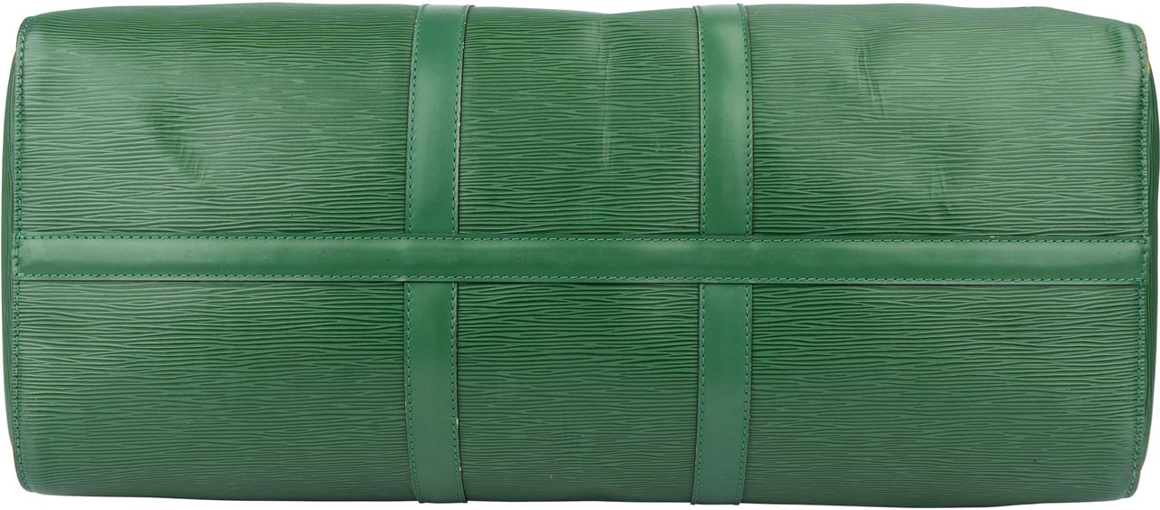 Louis Vuitton Louis Vuitton Green Epi Leather Keepall 50 Groen