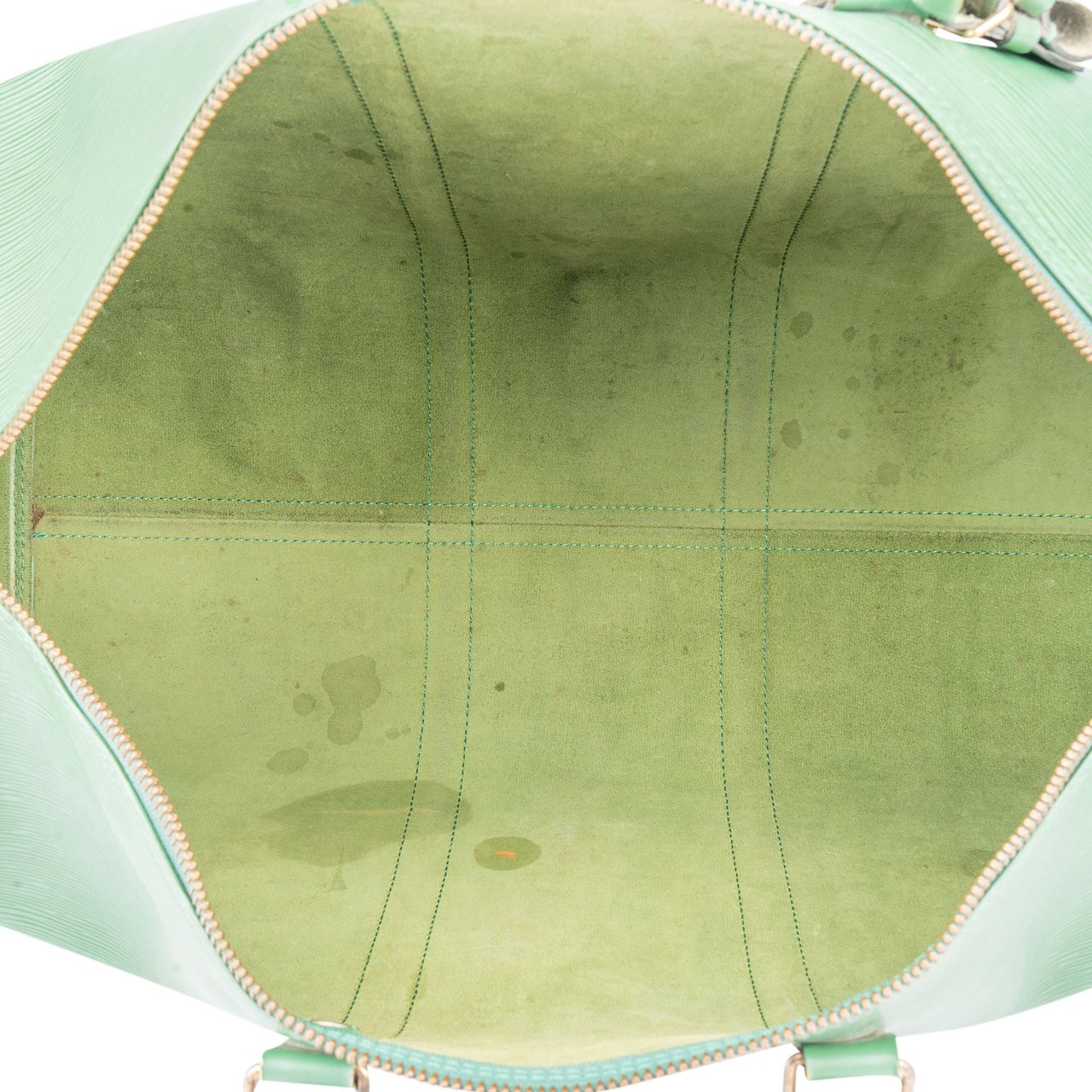Louis Vuitton Louis Vuitton Green Epi Leather Keepall 50 Groen