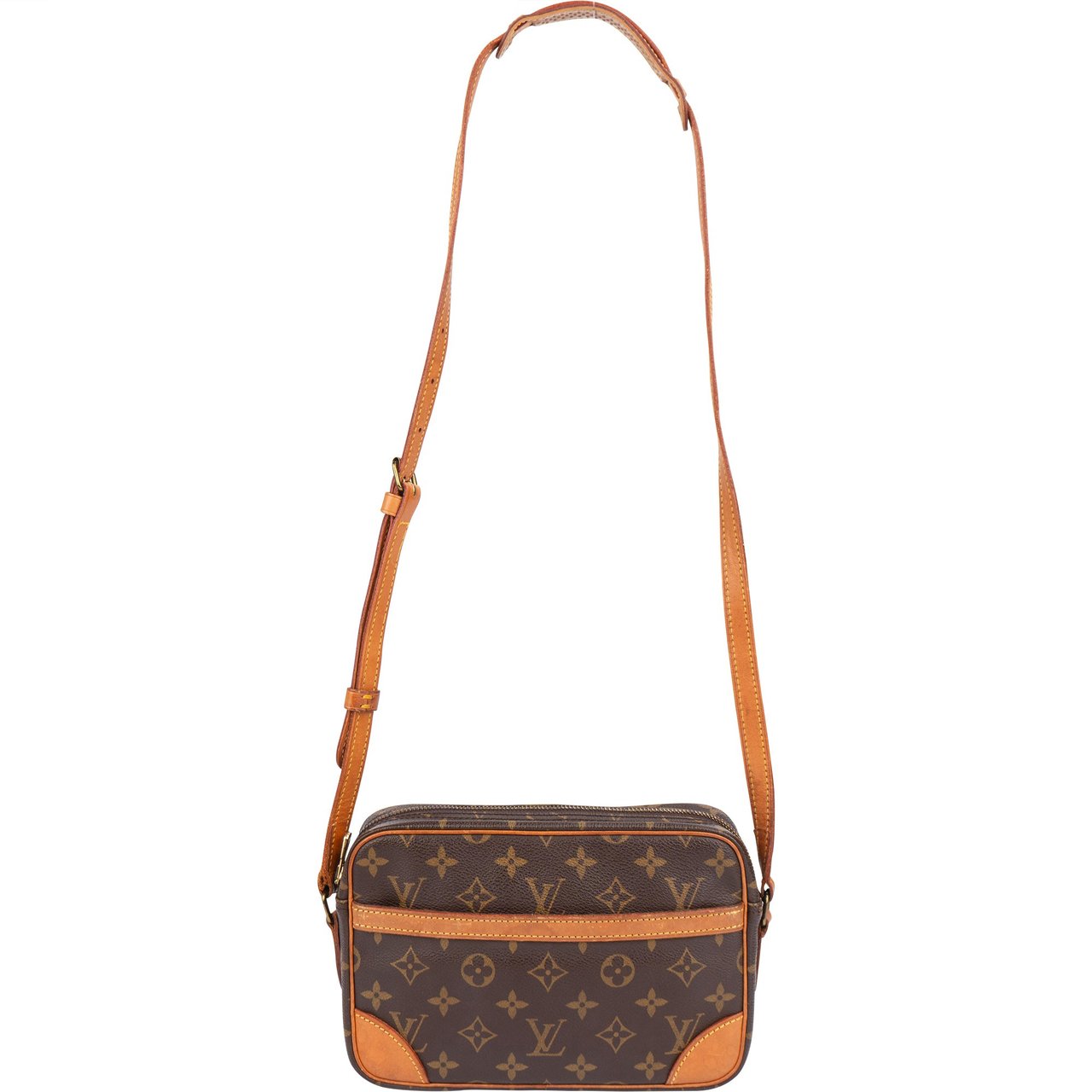 Louis Vuitton Louis Vuitton Canvas Monogram Trocadero 23 Crossbody Bag Bruin