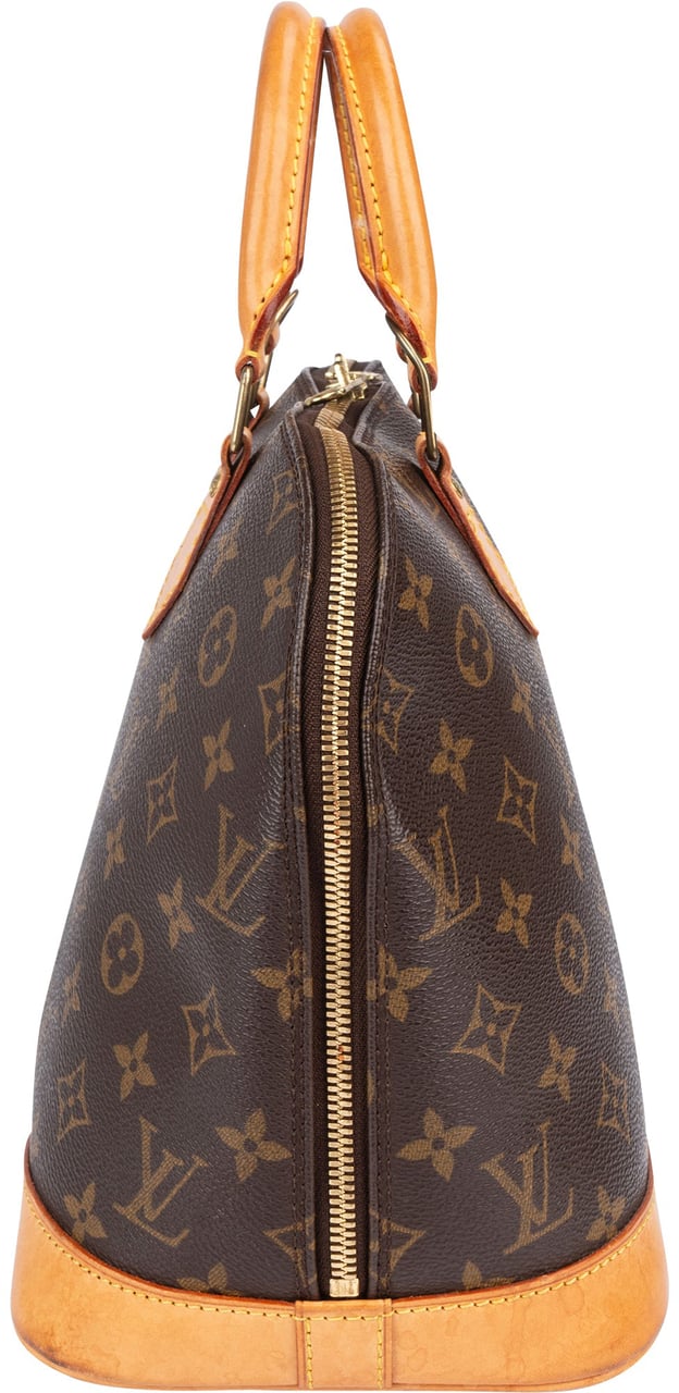 Louis Vuitton Louis Vuitton Canvas Monogram Alma PM Handbag Bruin