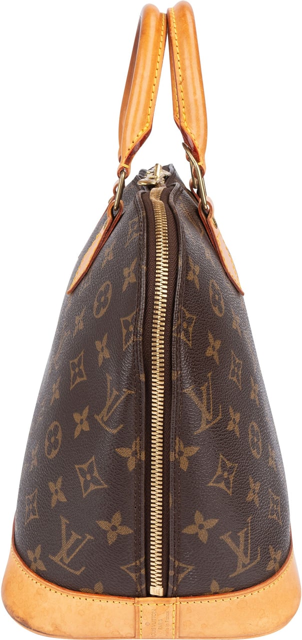 Louis Vuitton Louis Vuitton Canvas Monogram Alma PM Handbag Bruin