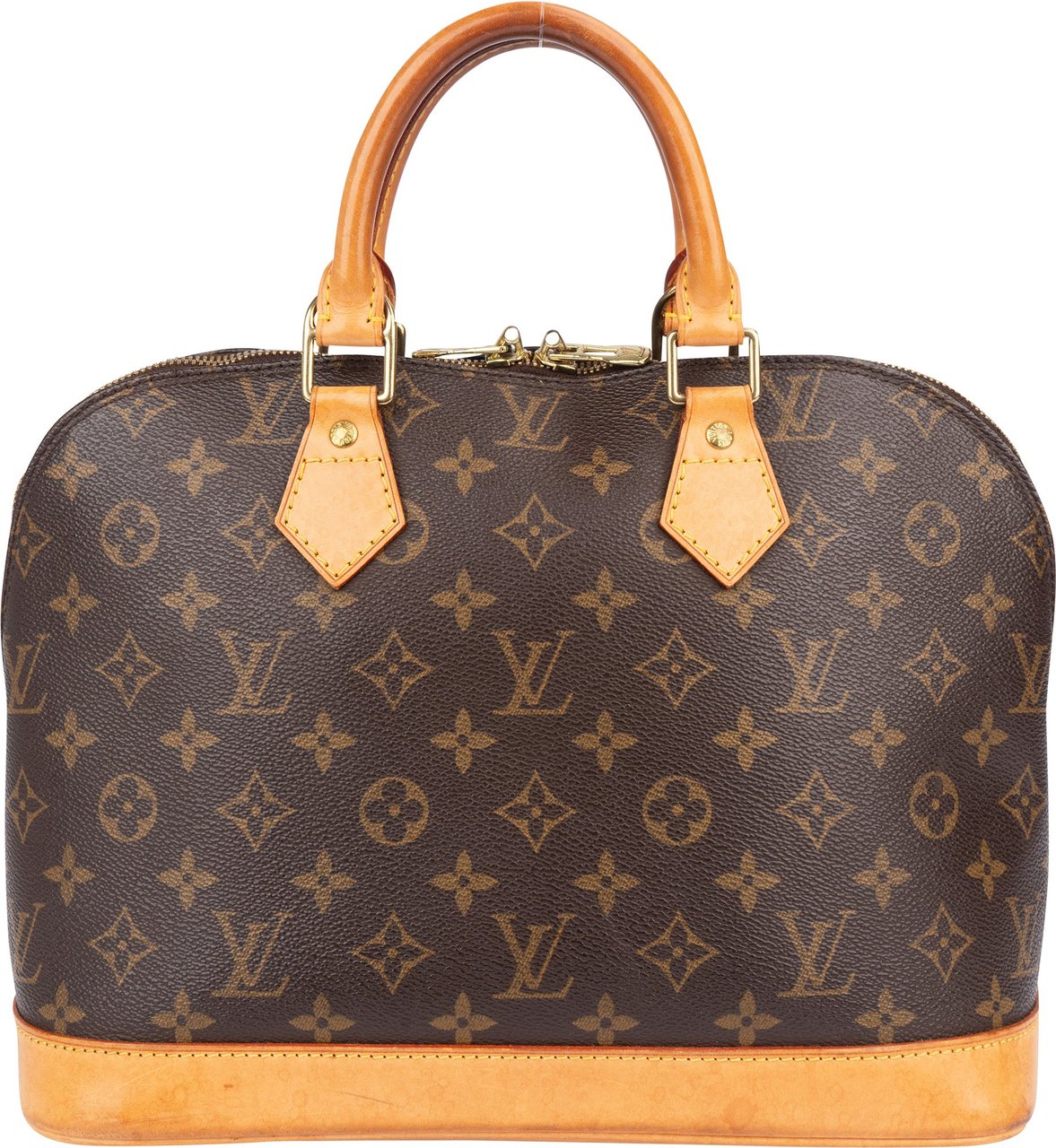 Louis Vuitton Louis Vuitton Canvas Monogram Alma PM Handbag Bruin