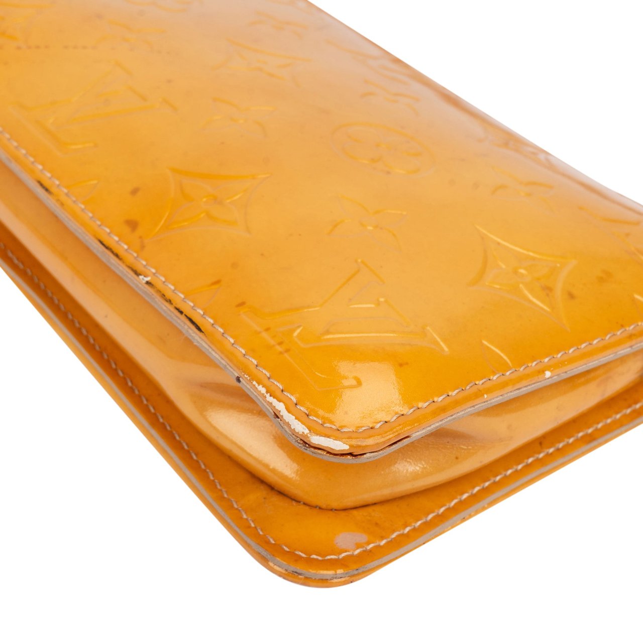 Louis Vuitton Louis Vuitton Vernis Monogram Lexington Pochette Handbag Geel