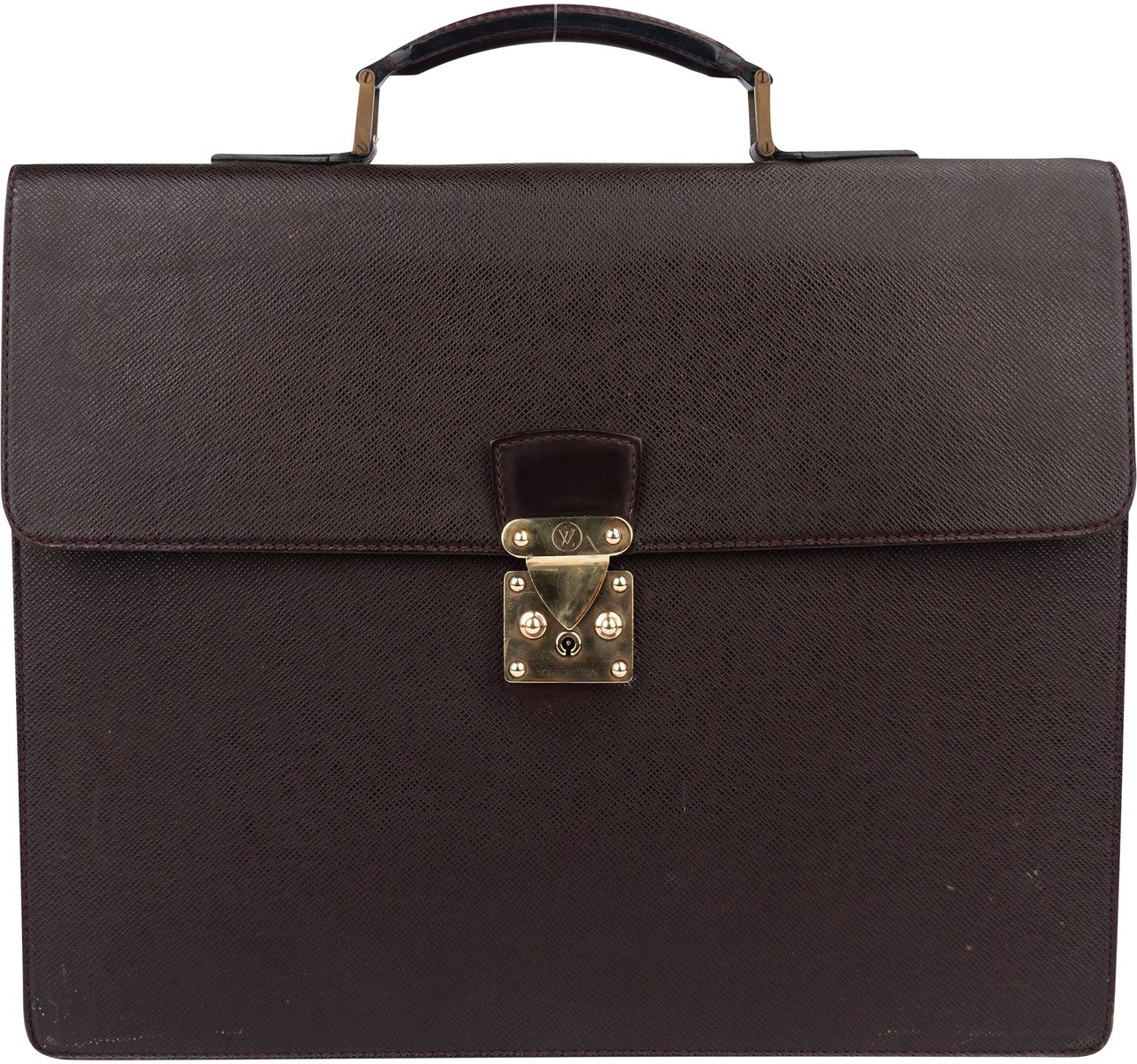 Louis Vuitton Louis Vuitton Taiga Leather Serviette Kourad Business Handbag Divers