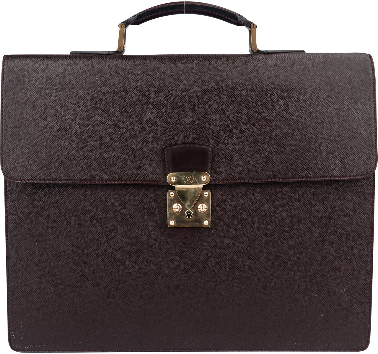 Louis Vuitton Louis Vuitton Taiga Leather Serviette Kourad Business Handbag Divers