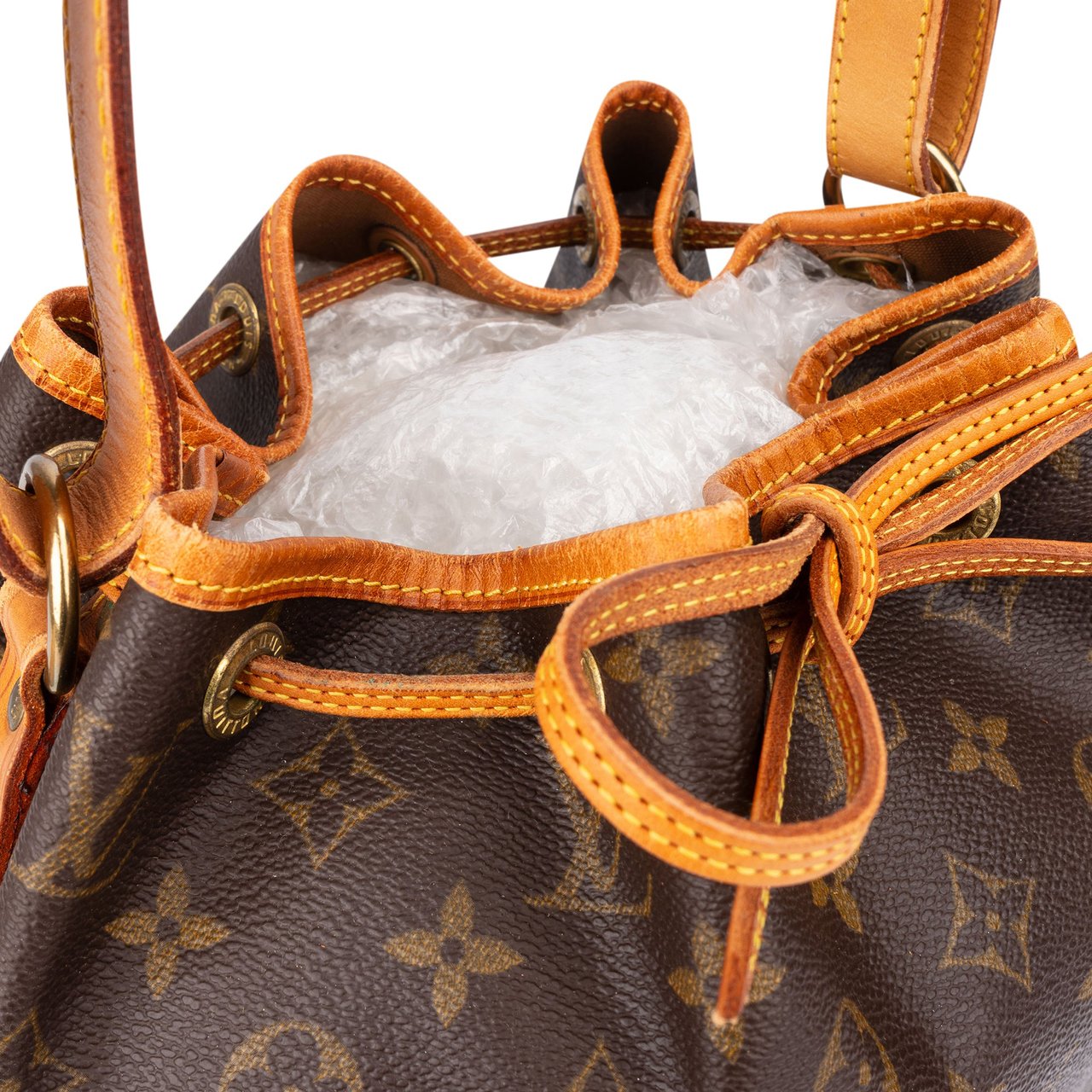 Louis Vuitton Louis Vuitton Canvas Monogram Sac Noe Petit Shoulder Bag Bruin