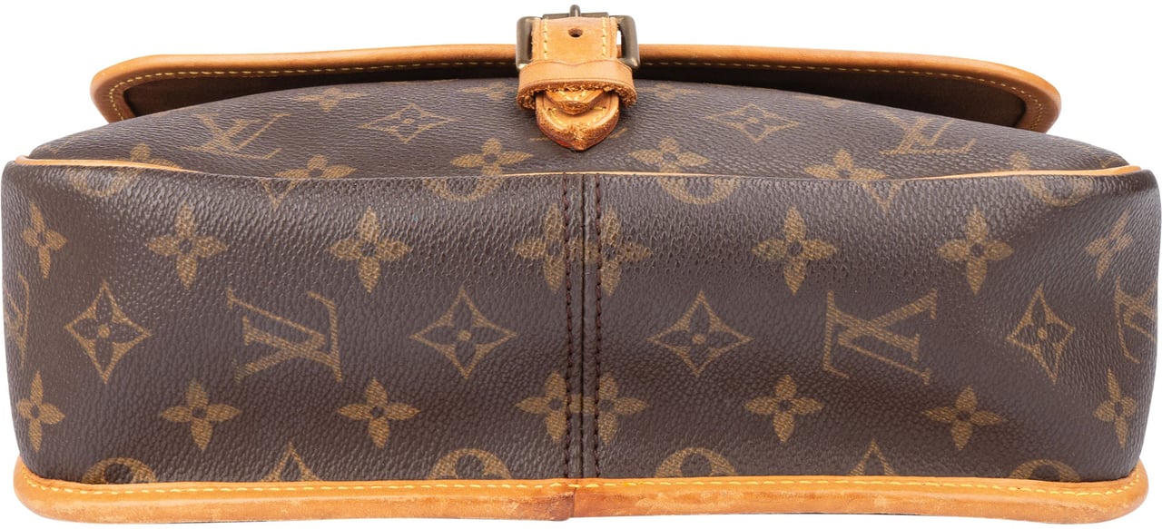 Louis Vuitton Louis Vuitton Canvas Monogram Sologne Crossbody Bag Bruin