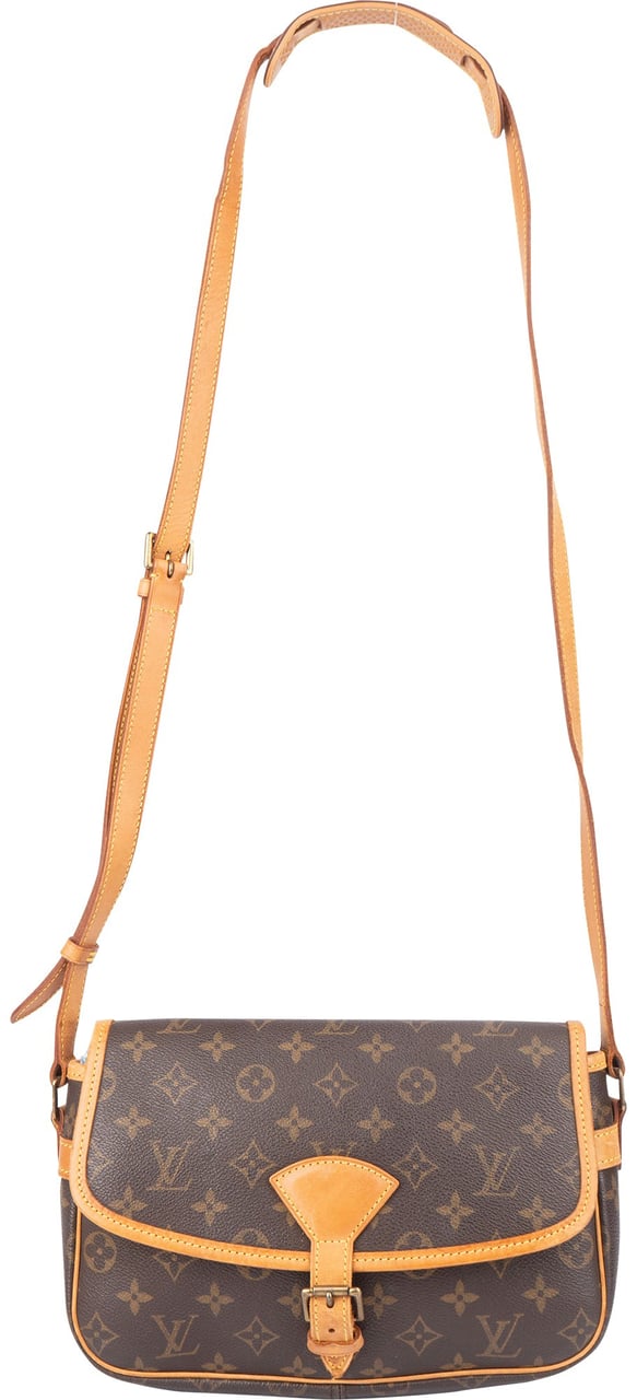 Louis Vuitton Louis Vuitton Canvas Monogram Sologne Crossbody Bag Bruin