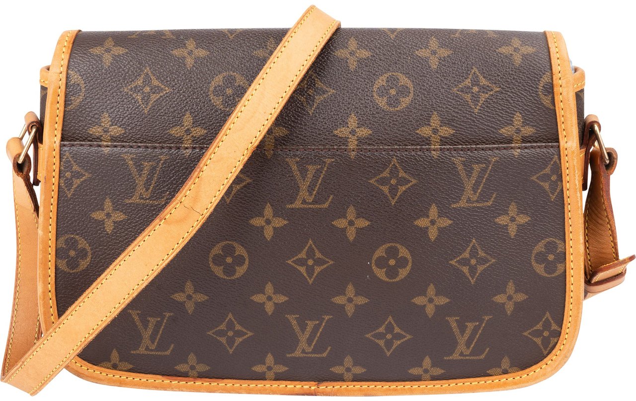 Louis Vuitton Louis Vuitton Canvas Monogram Sologne Crossbody Bag Bruin