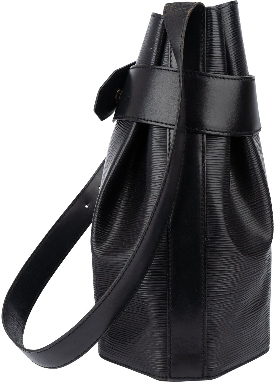 Louis Vuitton Louis Vuitton Noir Epi Leather Sac De Paule PM Shoulder Bag Zwart