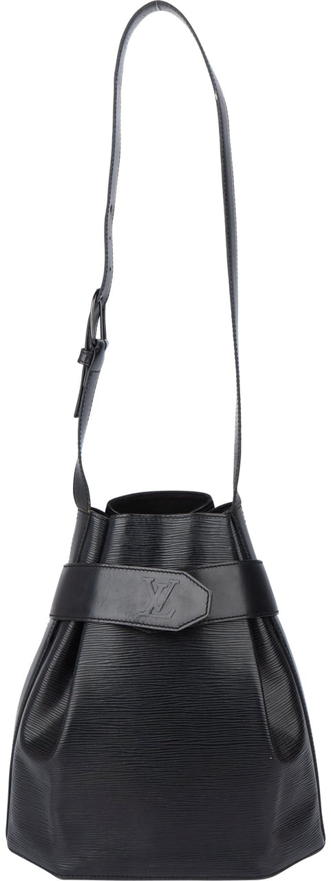 Louis Vuitton Louis Vuitton Noir Epi Leather Sac De Paule PM Shoulder Bag Zwart