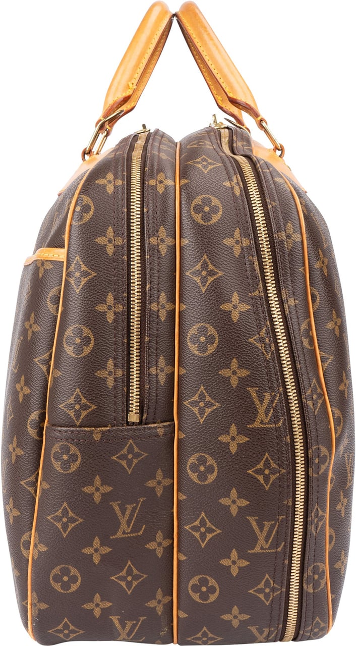Louis Vuitton Louis Vuitton Canvas Monogram Alize Travel Bag Bruin