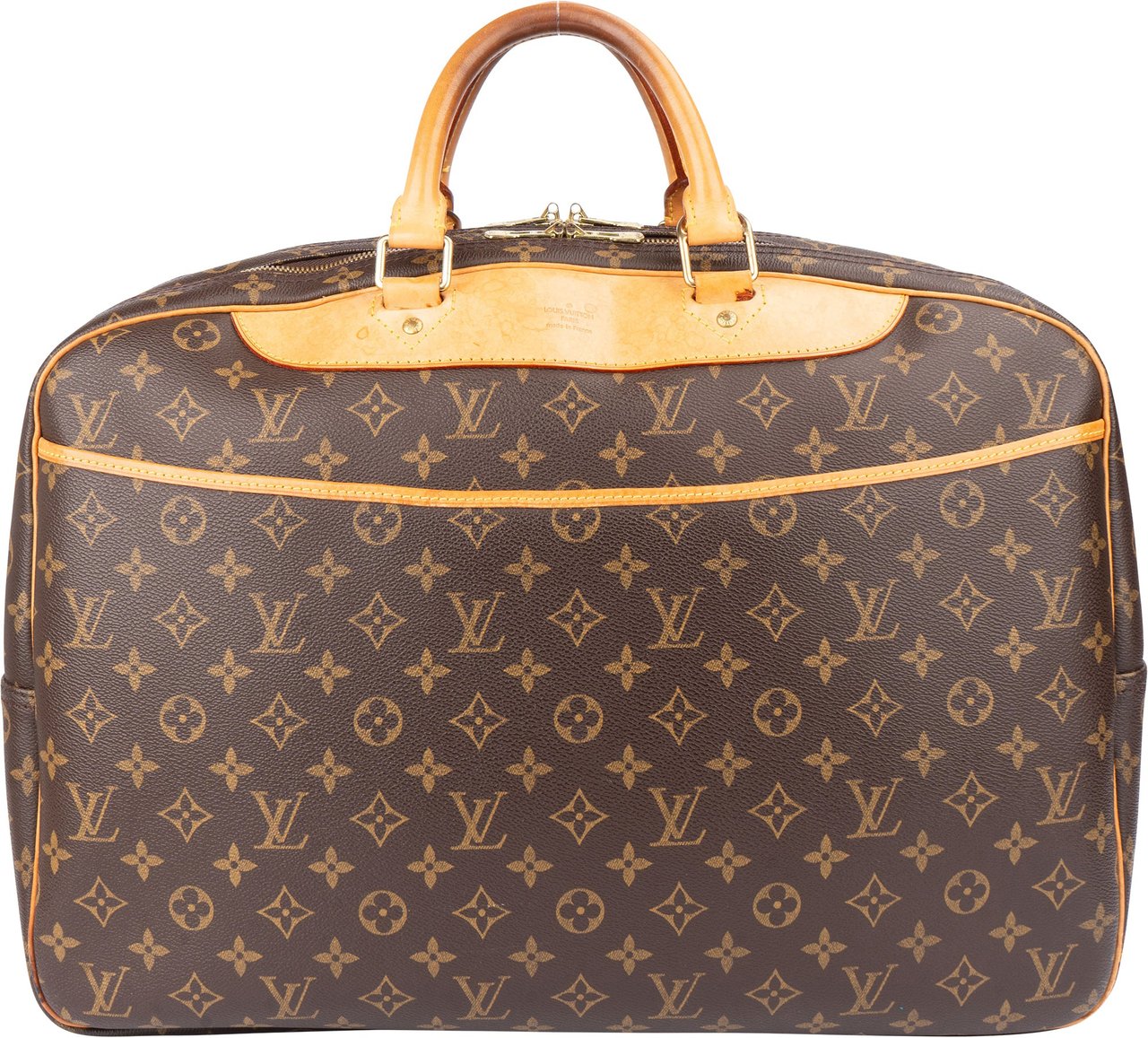 Louis Vuitton Louis Vuitton Canvas Monogram Alize Travel Bag Bruin