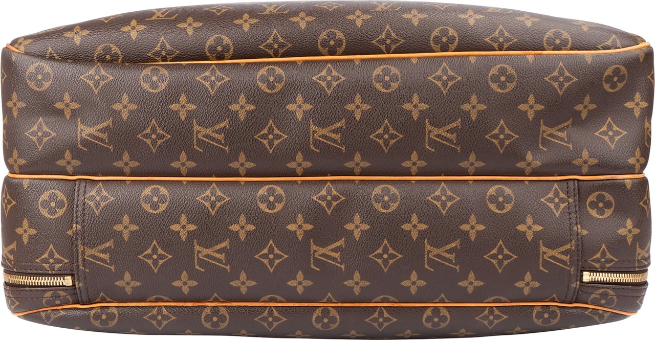 Louis Vuitton Louis Vuitton Canvas Monogram Alize Travel Bag Bruin