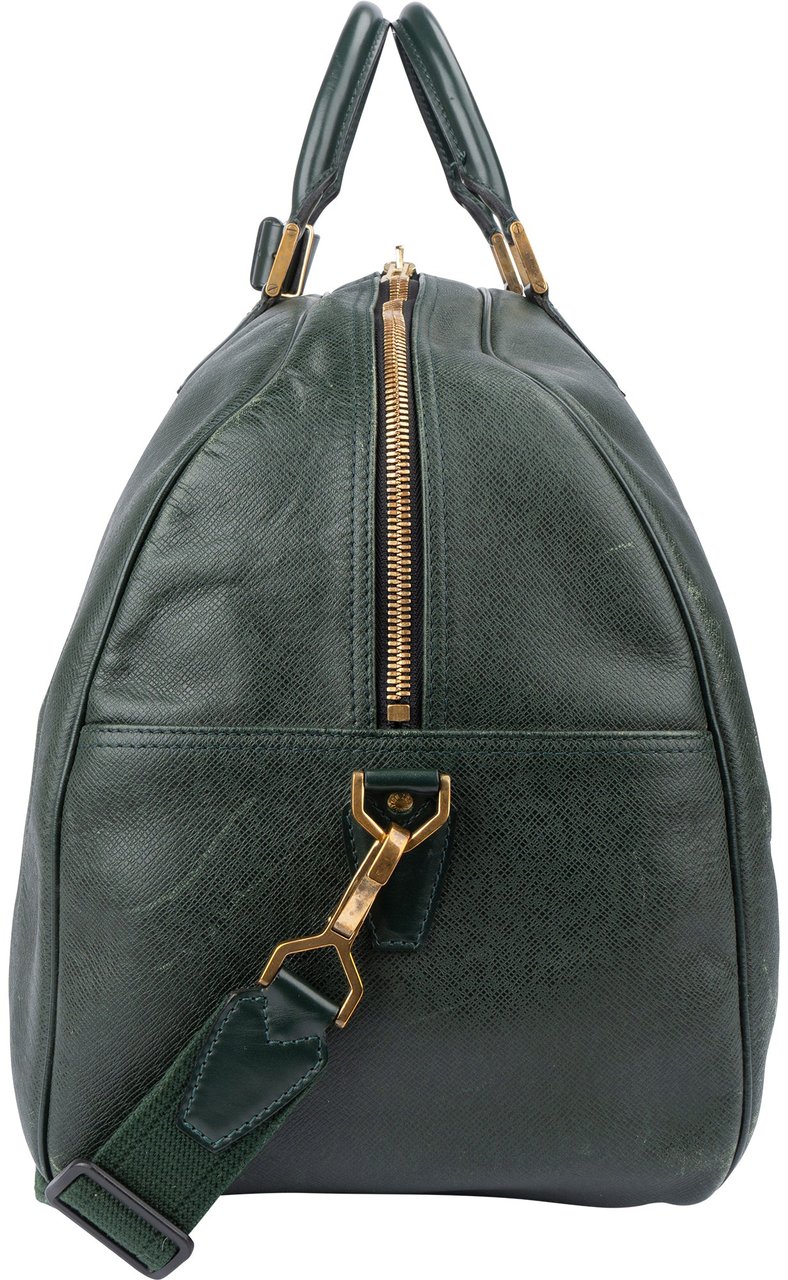 Louis Vuitton Louis Vuitton Green Taiga Leather Kendall Travel Bag Groen