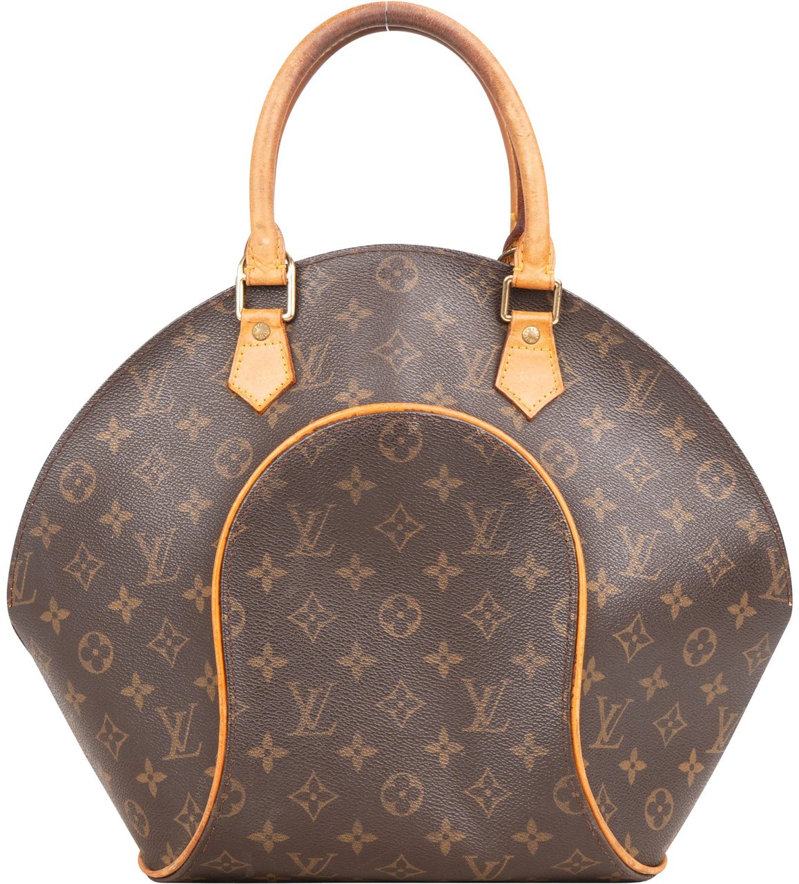 Louis Vuitton Canvas Monogram Ellipse MM Handbag Bruin