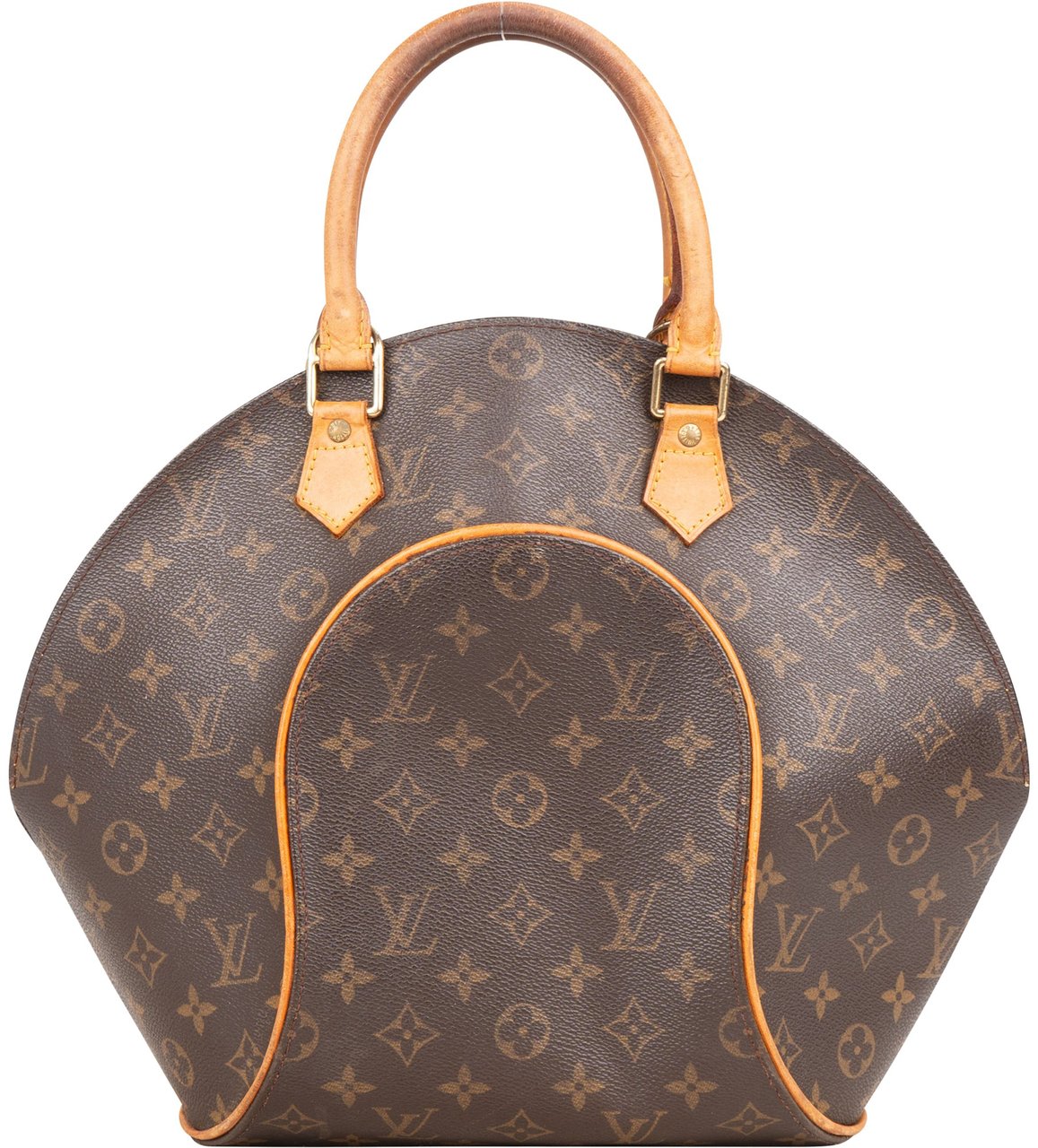 Louis Vuitton Louis Vuitton Canvas Monogram Ellipse MM Handbag Bruin