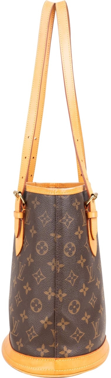 Louis Vuitton Louis Vuitton Canvas Monogram Bucket Bag PM Shoulder Bag Bruin