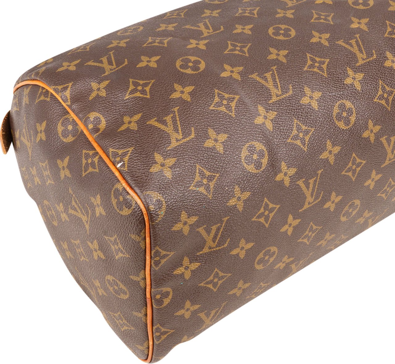 Louis Vuitton Louis Vuitton Canvas Monogram Speedy 30 Handbag Bruin