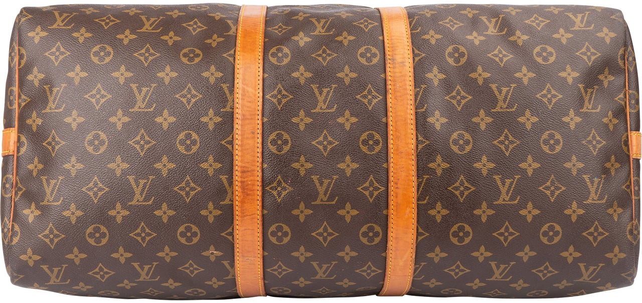 Louis Vuitton Louis Vuitton Canvas Monogram Keepall 55 Bandouliere Bruin