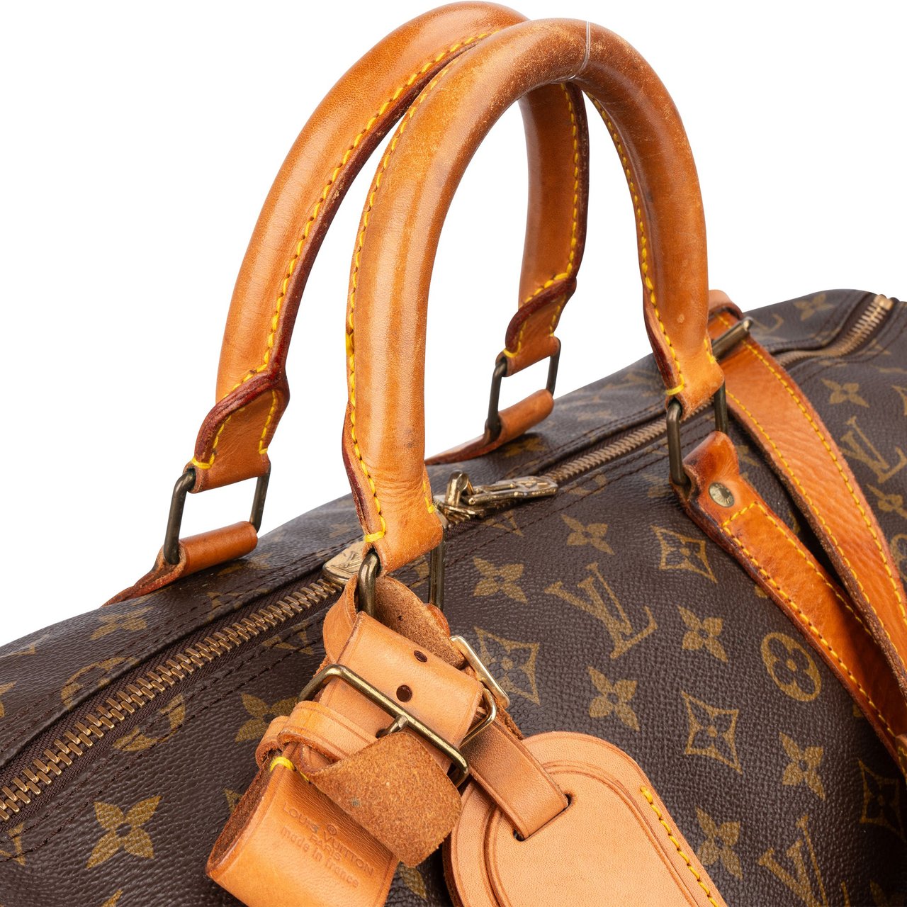Louis Vuitton Louis Vuitton Canvas Monogram Keepall 55 Bandouliere Bruin
