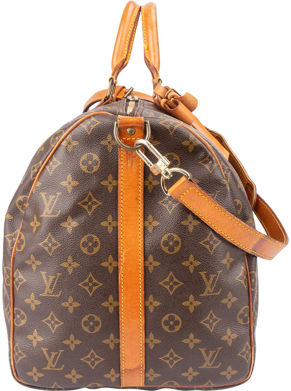 Louis Vuitton Louis Vuitton Canvas Monogram Keepall 55 Bandouliere Bruin