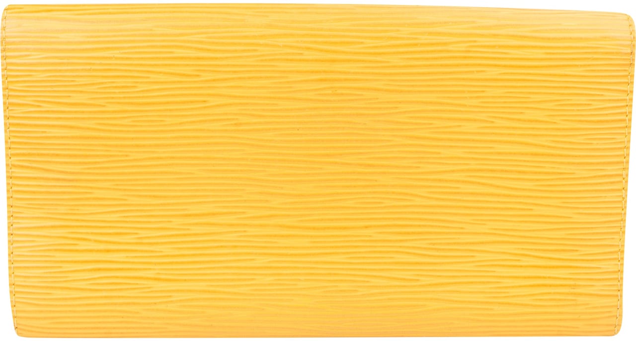Louis Vuitton Louis Vuitton Yellow Epi Leather Sarah Wallet Geel