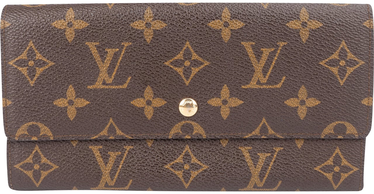 Louis Vuitton Louis Vuitton Canvas Monogram Sarah Wallet Bruin