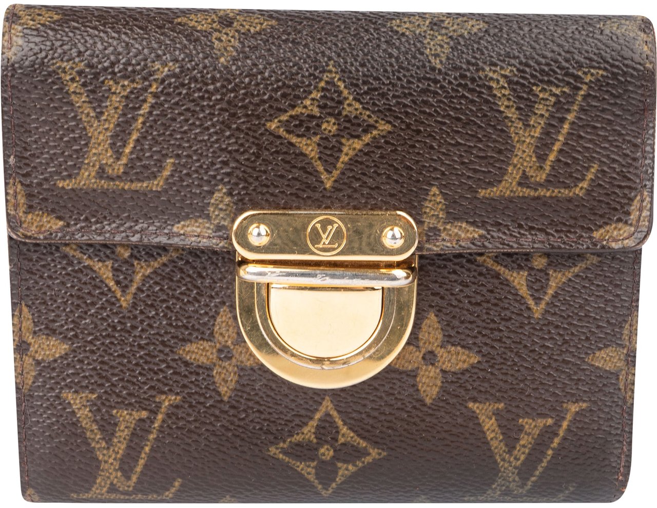 Louis Vuitton Louis Vuitton Canvas Monogram Koala Wallet Bruin