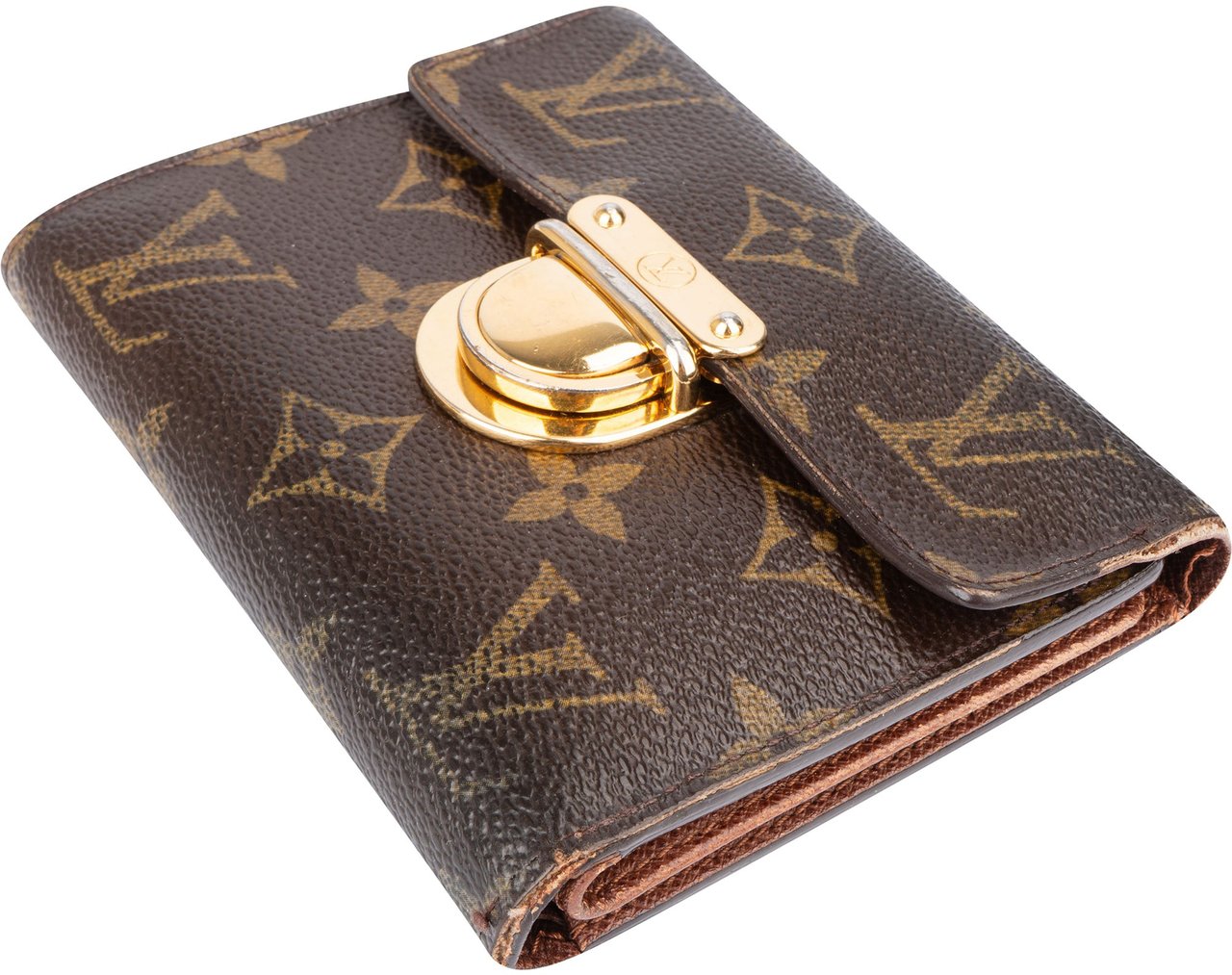 Louis Vuitton Louis Vuitton Canvas Monogram Koala Wallet Bruin