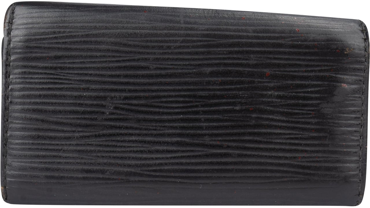 Louis Vuitton Louis Vuitton Noir Epi Leather Keyholder Zwart