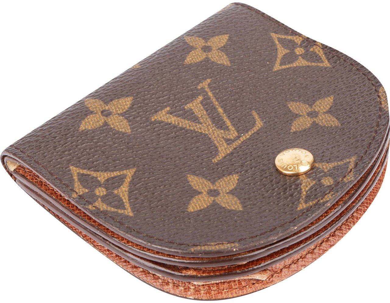Louis Vuitton Louis Vuitton Canvas Monogram Coin Wallet Bruin
