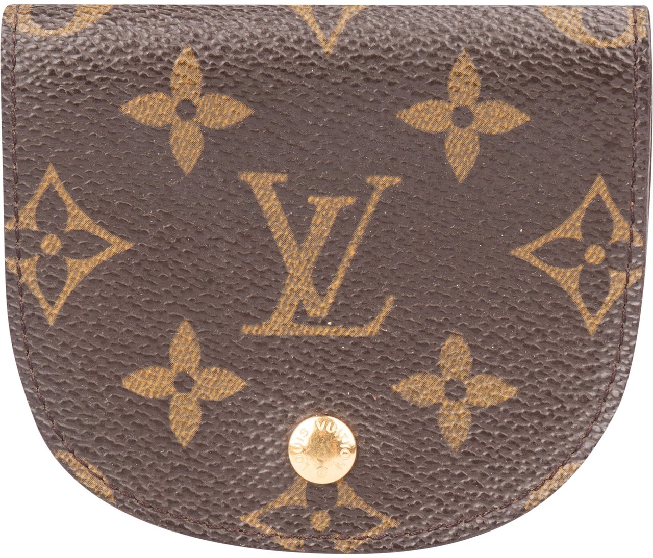 Louis Vuitton Louis Vuitton Canvas Monogram Coin Wallet Bruin