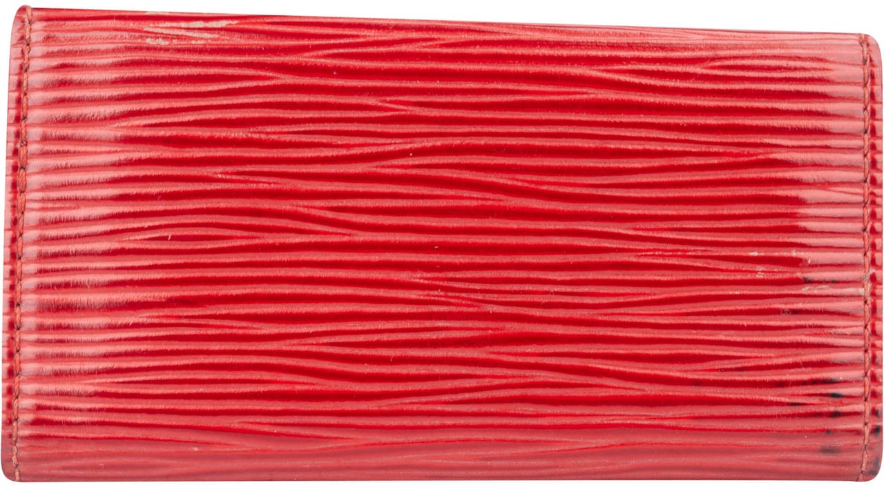 Louis Vuitton Rouge Epi Leather Keyholder Divers