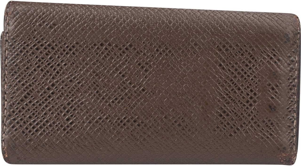 Louis Vuitton Louis Vuitton Brun Taiga Leather Keyholder Bruin