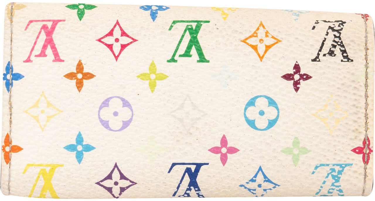 Louis Vuitton Louis Vuitton Limited Murakami Multicolor Keyholder Wit