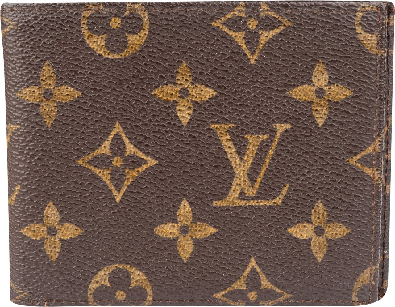 Louis Vuitton Louis Vuitton Canvas Monogram Porte Wallet Bruin