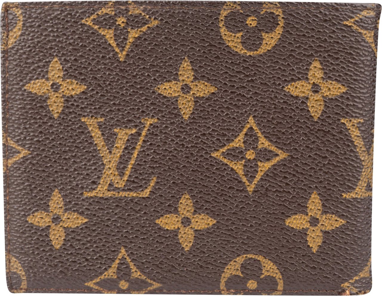 Louis Vuitton Louis Vuitton Canvas Monogram Porte Wallet Bruin