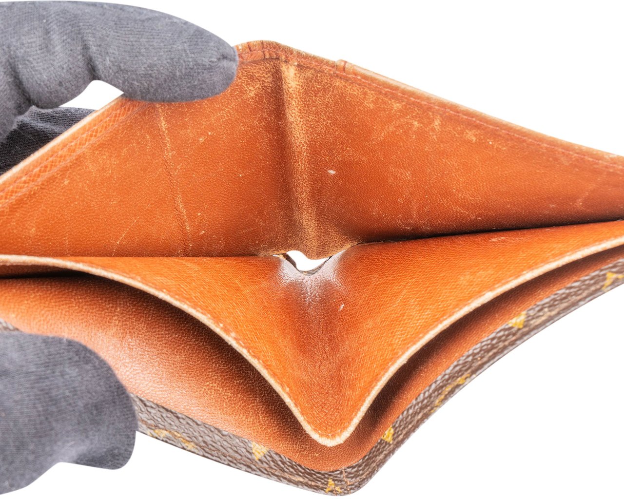 Louis Vuitton Louis Vuitton Canvas Monogram Porte Wallet Bruin