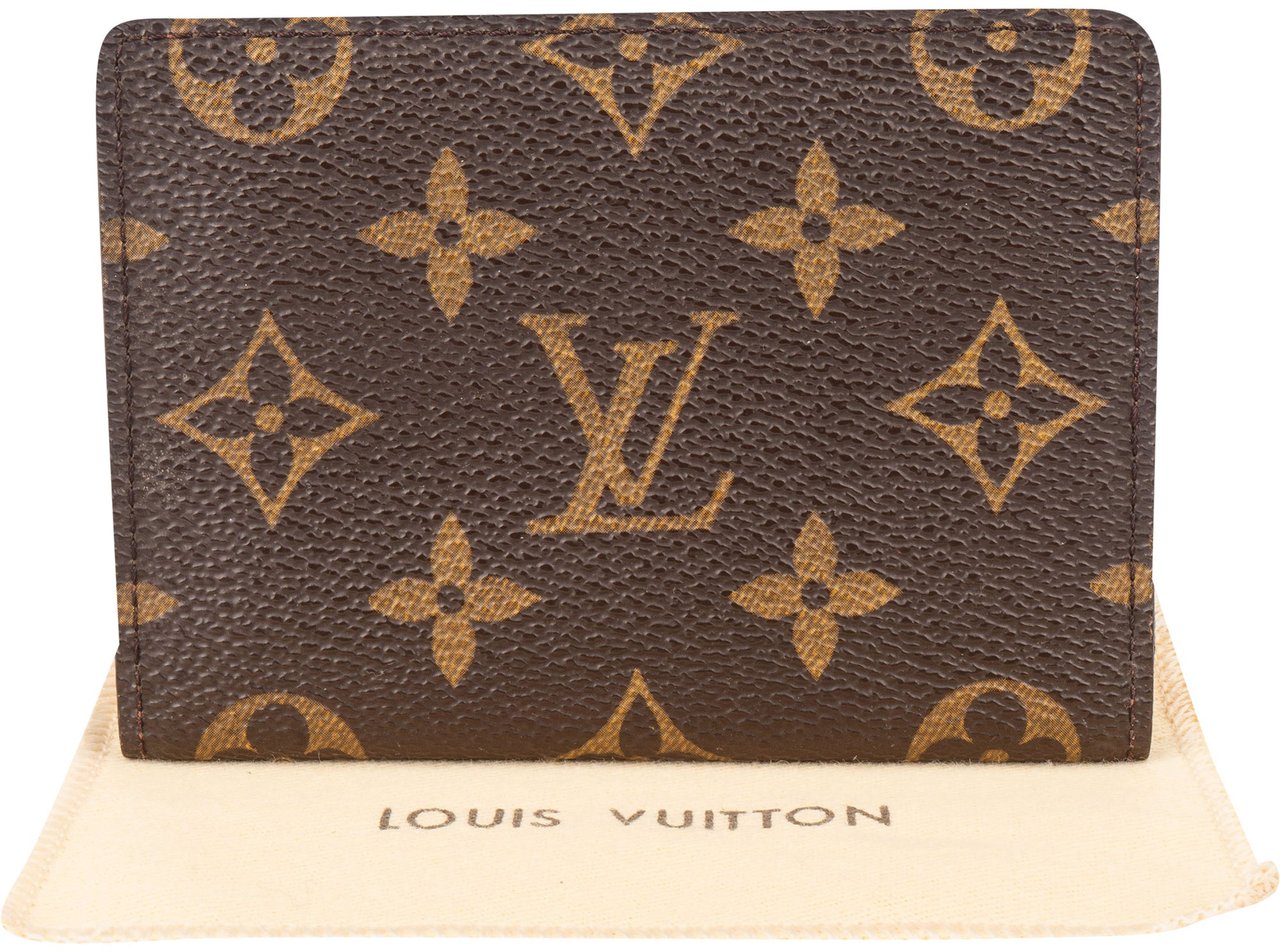 Louis Vuitton Louis Vuitton Canvas Monogram Cardholder Bruin