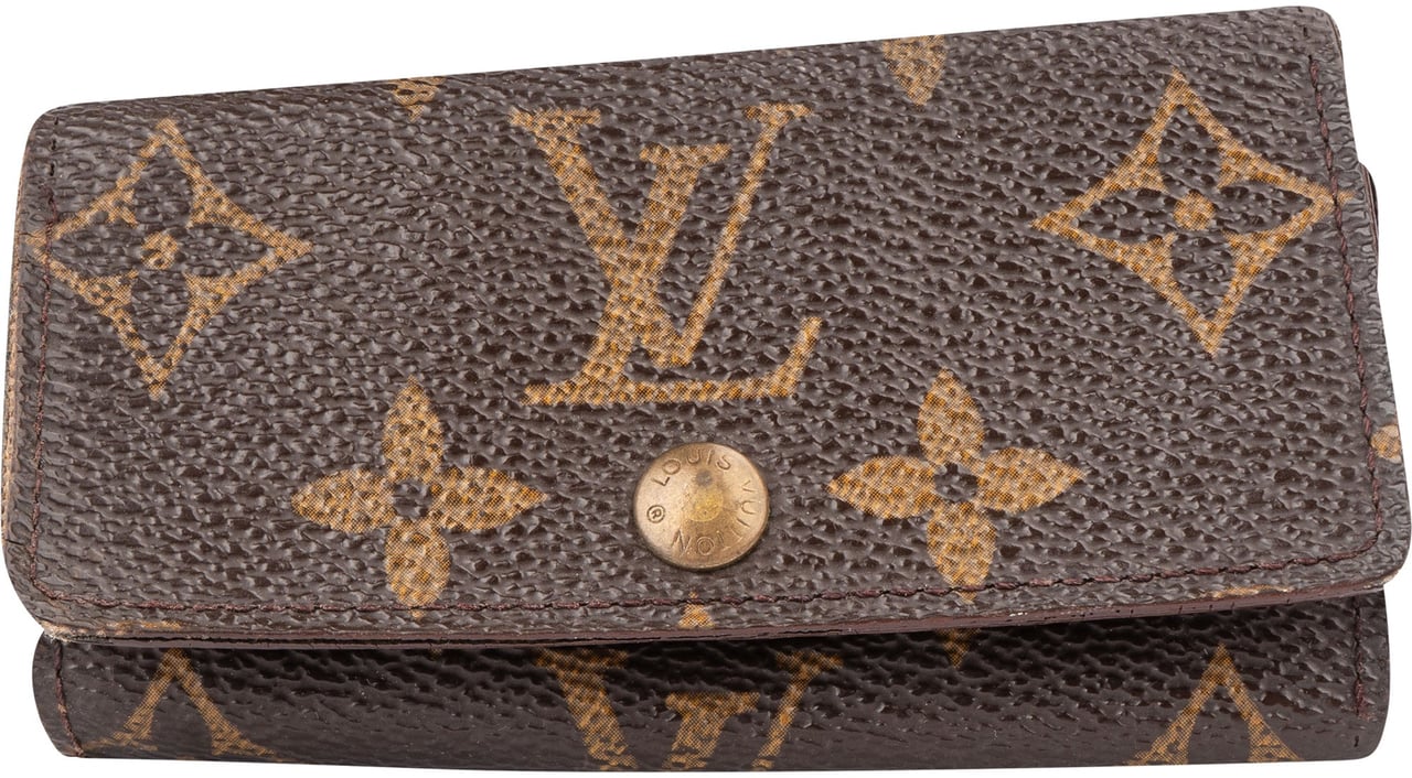 Louis Vuitton Louis Vuitton Canvas Monogram Keyholder Bruin
